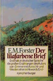 book cover of Der lilafarbene Brief by Edward-Morgan Forster