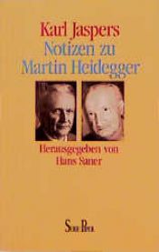 book cover of Notizen zu Martin Heidegger by Karl Jaspers