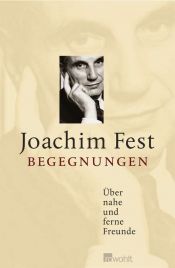 book cover of Begegnungen by Joachim Fest