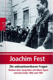 book cover of Onbeantwoordbare vragen by Joachim Fest