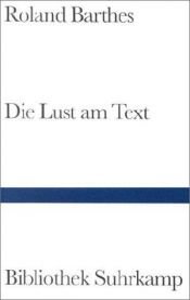 book cover of Die Lust am Text by Roland Barthes