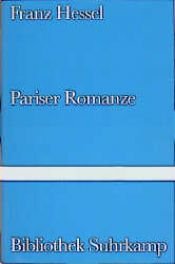 book cover of Pariser Romanze by Franz Hessel