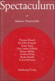 book cover of Spectaculum 26 by Thomas Brasch