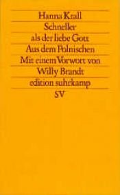 book cover of Schneller als der liebe Gott by Hanna Krall