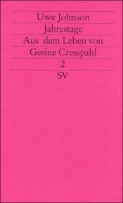 book cover of Jahrestage 2. Aus dem Leben von Gesine Cresspahl. Dezember 1967 - April 1968 by Uwe Johnson