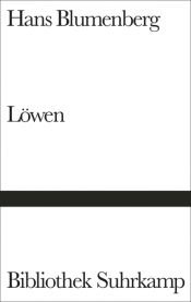 book cover of Löwen by Hans Blumenberg