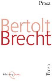 book cover of Prosa by Bertolt Brecht