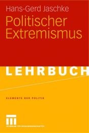 book cover of Politischer Extremismus by Hans-Gerd Jaschke