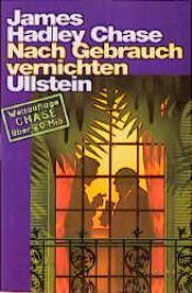 book cover of Nach Gebrauch vernichten by James Hadley Chase