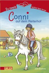 book cover of Zu zweit leichter lesen lernen, Band 4: Conni auf dem Reiterhof by Julia Boehme