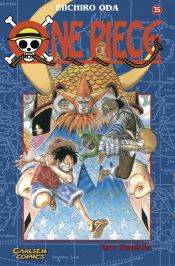 book cover of One Piece 35 - Der Kapitän by Eiichirō Oda