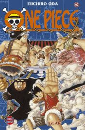 book cover of One Piece (Vol 40): Gear by Eiichiro Oda