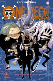 book cover of One Piece, Tome 42 : Les pirates face au CP9 by Eiichirō Oda