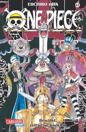 book cover of One Piece (Vol 47): Cloudy, Partly Bony by Eiichiro Oda