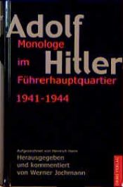 book cover of Monologe im Führerhauptquartier : 1941-1944 by Adolf Hitler