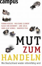 book cover of Mut zum Handeln. Wie Deutschland wieder reformfähig wird by Roman Herzog