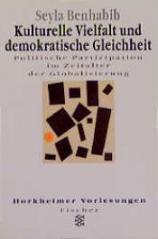 book cover of Kulturelle Vielfalt und demokratische Gleichheit by Seyla Benhabib