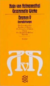 book cover of Operndichtungen by Hugo von Hofmannsthal