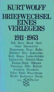book cover of Briefwechsel eines Verlegers, 1911-1963 by Kurt Wolff