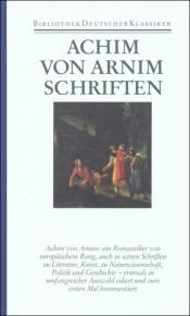 book cover of Werke in sechs Bänden: Band 6: Schriften: BD 6 by Ludwig Achim Arnim