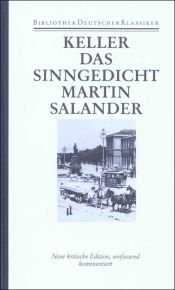 book cover of Sämtliche Werke: Sämtliche Werke, 7 Bde., Ln, Bd.6, Sieben Legenden; Das Sinngedicht; Martin Salander: Bd 6 by Gottfried Keller