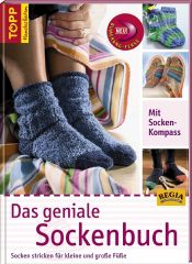 book cover of Das geniale Sockenbuch. Socken stricken für kleine und große Füße by Gisela Klöpper