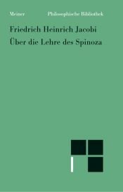 book cover of Über die Lehre des Spinoza in Briefen an den Herrn Moses Mendelssohn by Friedrich Heinrich Jacobi