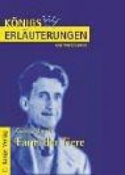 book cover of Erläuterungen zu George Orwell, Farm der Tiere (Animal farm) by Reiner Poppe