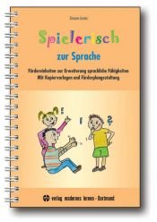 book cover of Spielerisch zur Sprache by Simone Lentes