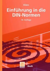 book cover of Einführung in die DIN-Normen by Martin Klein