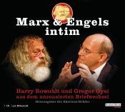 book cover of Marx & Engels intim. Harry Rowohlt und Gregor Gysi aus dem unzensierten Briefwechsel. 1 CD (Live-Mitschnitt) by Die Akstinat Br?der
