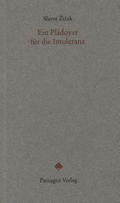 book cover of En defensa de la intolerancia by Slavoj Žižek