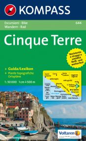 book cover of Cinque Terre: Wanderkarte. Carta escursionistica by Chartech