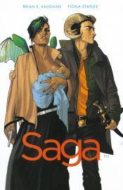 book cover of Saga 1 by Brian K. Vaughan