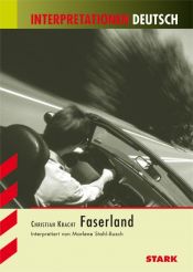book cover of Interpretationshilfe Deutsch; Christian Kracht: Faserland by Marlene Stahl-Busch