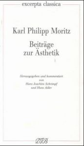 book cover of Beiträge zur Ästhetik by Karl Ph. Moritz