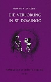 book cover of Die Verlobung in St. Domingo. (Lernmaterialien): Vol 1 by هاينريش فون كلايست