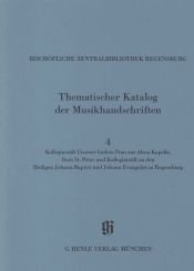book cover of Die Musikhandschriften der Bischöflichen Zentralbibliothek Regensburg by Christofer Schweisthal