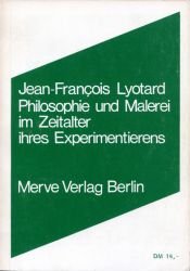 book cover of Philosophie und Malerei im Zeitalter ihres Experimentierens by Posztmodern tervezés