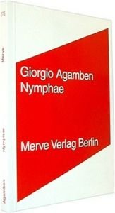 book cover of Nymphae by Giorgio Agamben