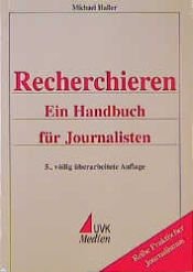 book cover of Recherchieren. Ein Handbuch für Journalisten by Michael Haller