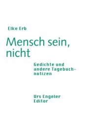 book cover of Mensch sein, nicht by Elke Erb