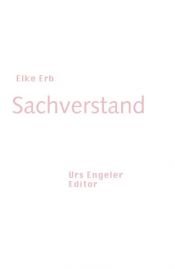 book cover of Sachverstand by Elke Erb