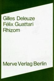 book cover of Rhizome : introduction by Gilles Deleuze