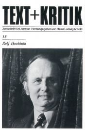 book cover of Rolf Hochhuth (TEXT KRITIK 58) by Heinz Ludwig Arnold