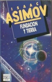 book cover of Fundación y Tierra by Isaac Asimov