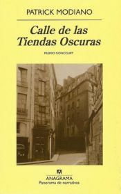 book cover of Calle de las Tiendas Oscuras by Patrick Modiano