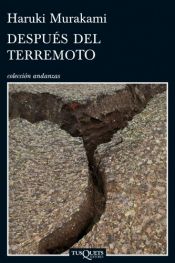 book cover of Después del terremoto (Andanzas) by Haruki Murakami