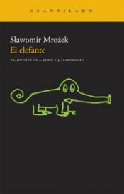 book cover of The Elephant by Slawomir Mrozek