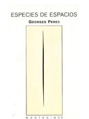 book cover of Especies de Espacios by Georges Perec